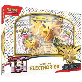 COFFRET ELECTHOR-EX EV3.5 151 POKEMON 4 BOOSTERS-LiloJouets-Morbihan-Bretagne