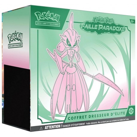 COFFRET DRESSEUR D'ELITE POKEMON EV04 FAILLE PARADOX ECARLATE ET VIOLET ASST-LiloJouets-Morbihan-Bretagne