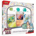 COFFRET COLLECTION POSTER EV3.5 151 POKEMON 3 BOOSTERS ET POSTER