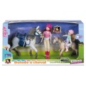 PACK POUPEES ET CHEVAUX BALADE A CHEVAL