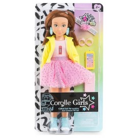 COFFRET POUPEE 28CM ZOE FASHION WEEK LONDRES AVEC ACCESSOIRES COROLLE GIRLS