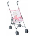 POUSSETTE CANNE ROSE POUR POUPONS 36-42CM