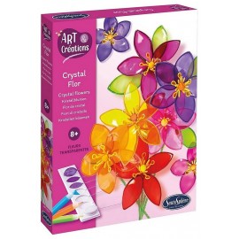 COFFRET CRYSTAL FLOR FLEURS TRANSPARENTES ART ET CREATIONS-LiloJouets-Morbihan-Bretagne