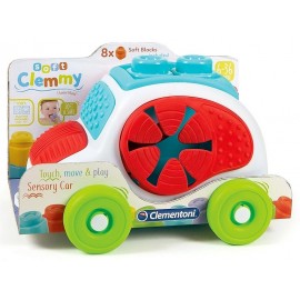 VOITURE SENSORIELLE AVEC 8 SOFT BLOCKS CLEMMY