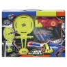PISTOLET AIR BLASTER AVEC CIBLE 19CM ET 3 FLECHETTES MOUSSE-LiloJouets-Morbihan-Bretagne