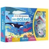 COFFRET A LA DECOUVERTE OCEANS 60 MAGNETS LIVRE ET PLATEAU AIMANTE-LiloJouets-Morbihan-Bretagne
