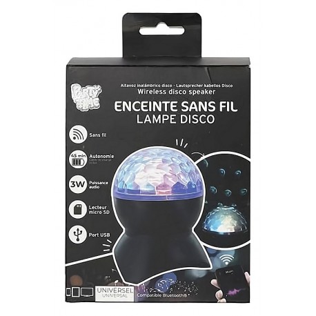 ENCEINTE SANS FIL DISCO AVEC PROJECTIONS LUMIERES-LiloJouets-Morbihan-Bretagne