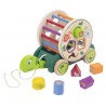 TORTUE TAMTAM BOITE A FORMES EN BOIS 8 PIECES-LiloJouets-Morbihan-Bretagne