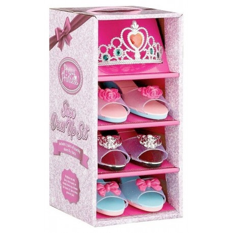 PACK 3 PAIRES DE CHAUSSURES ET DIADEME PRINCESSE-LiloJouets-Morbihan-Bretagne