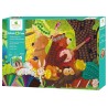 GRAND COFFRET MOSAIQUES ANIMAUX FANFARE STICK'N FUN 5 TABLEAUX 34X24CM 2000 PCES-LiloJouets-Morbihan-Bretagne