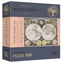 PUZZLE BOIS CARTE MAPPEMONDE ANCIENNE 1000 PIECES PIECES UNIQUES