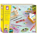 COFFRET CREATIF 13 BIJOUX POP PERLES ET METIER A TISSER - LES ATELIERS BIJOUX