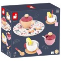 SERVICE A THE - 16 PIECES DINETTE BOIS - GAMME TWIST JANOD