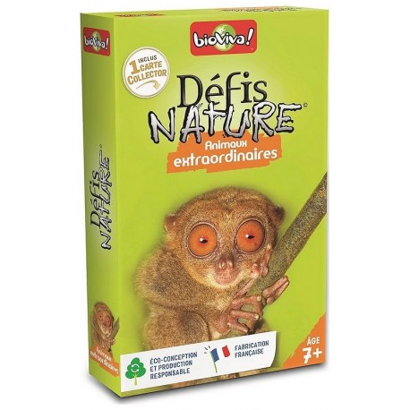 CARTES ANIMAUX EXTRAORDINAIRES - DEFIS NATURE -LiloJouets-Morbihan-Bretagne