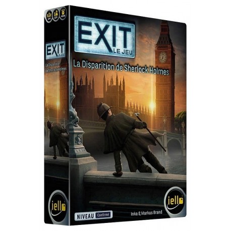 JEU EXIT DISPARITION DE SHERLOCK HOLMES - ESCAPE GAME NIVEAU CONFIRME-LiloJouets-Morbihan-Bretagne