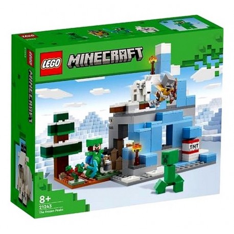 21243 LES PICS GELES LEGO MINECRAFT-LiloJouets-Morbihan-Bretagne