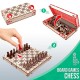 Jeu d'echecs en bois a construire 20x20cm 129 pieces-lilojouets-morbihan-bretagne