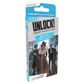 JEU CARTES UNLOCK MEURTRE A BIRMINGHAM SHORT ADVENTURES T1