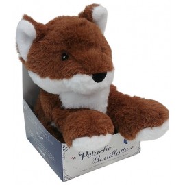 PELUCHE BOUILLOTTE RENARD 24CM