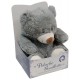 Peluche bouillotte ours gris 24cm-lilojouets-morbihan-bretagne