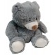 Peluche bouillotte ours gris 24cm-lilojouets-morbihan-bretagne