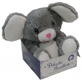 PELUCHE BOUILLOTTE SOURIS 24CM