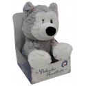 PELUCHE BOUILLOTTE HUSKY 24CM
