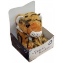 PELUCHE BOUILLOTTE TIGRE ROUX 24CM