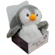 Peluche bouillotte pingouin 24cm-lilojouets-morbihan-bretagne