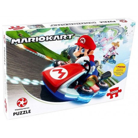 PUZZLE MARIOKART FUNRACER 1000 PIECES SUPER MARIO-LiloJouets-Morbihan-Bretagne