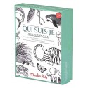 JEU QUI SUIS-JE DES ANIMAUX 44 CARTES - TOUT AUTOUR DU MONDE - MOULIN ROTY