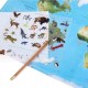 Pochette decalcomanies mappemonde les animaux du monde-lilojouets-morbihan-bretagne