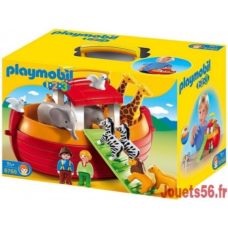 6765-Arche de Noé transportable 1.2.3-jouets-sajou-56