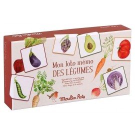 COFFRET JEU LOTO MEMO DES LEGUMES - LE JARDIN DU MOULIN