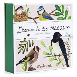 COFFRET DECOUVERTE OISEAUX LE JARDIN DU MOULIN -LiloJouets-Morbihan-Bretagne