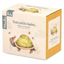 VEILLEUSE TORTUE RECHARGEABLE USB TROIS PETITS LAPINS-LiloJouets-Morbihan-Bretagne