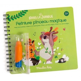 CARNET PEINTURE PINCEAU MAGIQUE DANS LA JUNGLE-LiloJouets-Morbihan-Bretagne