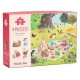 Puzzles des saisons 4x12 pieces avec poster la grande famille-lilojouets-morbihan-bretagne