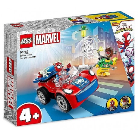 10789 VOITURE DE SPIDERMAN ET DOCTEUR OCTOPUS LEGO MARVEL-LiloJouets-Morbihan-Bretagne