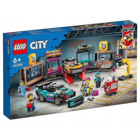 60389 LE GARAGE DE CUSTOMISATION LEGO CITY-LiloJouets-Morbihan-Bretagne