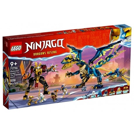 71796 DRAGON ELEMENTAIRE CONTRE ROBOT DE L'IMPERATRICE LEGO NINJAGO-LiloJouets-Morbihan-Bretagne