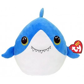 COUSSIN 21CM REQUIN BLEU FINSLEY SQUISH A BOOS SMALL-LiloJouets-Morbihan-Bretagne