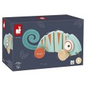 CAMELEON A TIRER EN BOIS - GAMME JANOD TROPIK