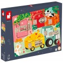 PLANCHE BOIS A CADENAS LA FERME 35X3X25CM