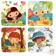 Valisette 4 puzzles les 4 saisons 6 a 16 pieces-lilojouets-morbihan-bretagne