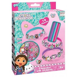 KIT CREATIF 3 BRACELETS AVEC 18 CHARMS GABBY'S DOLLHOUSE-LiloJouets-Morbihan-Bretagne