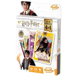 JEU CARTES HARRY POTTER 4EN1 - JEU FAMILLES -PAIRES - ACTION ET DE BATAILLE-LiloJouets-Morbihan-Bretagne