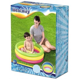 PISCINE GONFLABLE 3 BOUDINS COULEURS 70X24CM-LiloJouets-Morbihan-Bretagne PISCINE GONFLABLE 3 BOUDINS COULEURS 70X24CM-LiloJouets-Morbihan-Bretagne
