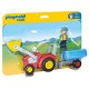 6964 fermier avec tracteur et remorque playmobil 123 -jouets-sajou-56