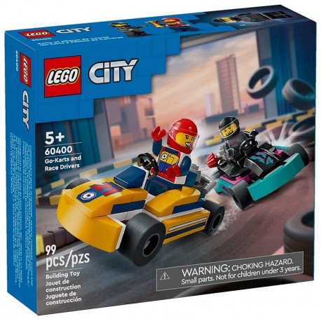 60400 LES KARTS ET LES PILOTES DE COURSES LEGO CITY-LiloJouets-Morbihan-Bretagne